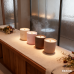 C&H Custom Ceramic Scented Candle Fragrance Set Elegant Design Luxury Ceramic Candle with Package