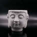 CHHC Custom Cement Buddha Head Candle Jar with Lid Unique Aromatherapy Container with Personalized Logo for Home Decor Gift