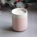C&H Rose Gold Glass Scented Candle Container Crystal Stone Soy Wax Glass Candle Jars for Candle