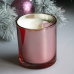 C&H Rose Gold Glass Scented Candle Container Crystal Stone Soy Wax Glass Candle Jars for Candle