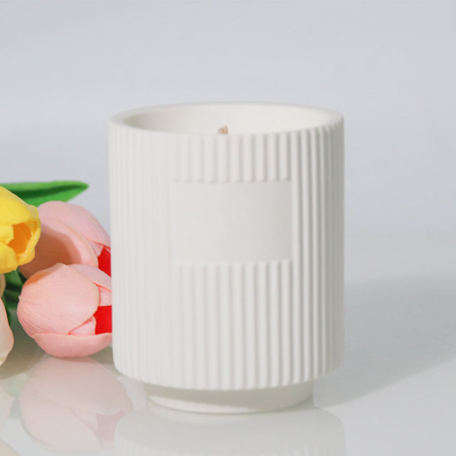 C&H 2025 Custom Home Holiday Decorative Ceramic Scented Candles Jars Christmas