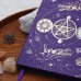 C&H Customized Logo A5 Eco-Friendly Constellation Hardcover Diary Journal Infused Fancy Celestial Pattern Paper Cover