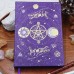 C&H Customized Logo A5 Eco-Friendly Constellation Hardcover Diary Journal Infused Fancy Celestial Pattern Paper Cover