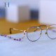 C&H Customized Design Natural Quartz Crystal Sun Glass Chain Crystal Beaded Chain Eyeglasses Cord