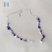 C&H Customized Design Natural Quartz Crystal Sun Glass Chain Crystal Beaded Chain Eyeglasses Cord