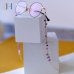 C&H Customized Design Natural Quartz Crystal Sun Glass Chain Crystal Beaded Chain Eyeglasses Cord