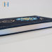 C&H Customized Embroidery Evil Eye A5 Self-care Plain Paper Leather Customize Hardcover Softcover Journals
