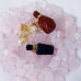 C&H Luxury Crystal Essential Oil Bottle Necklace Multi Color Crystal Bottle Shape Pendant Necklace