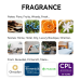 C&H New Design Luxury Soy Wax Handmade Environment-Friendly Valentine's Day Diwali Holiday Scented Candle Glass Jar Customizable