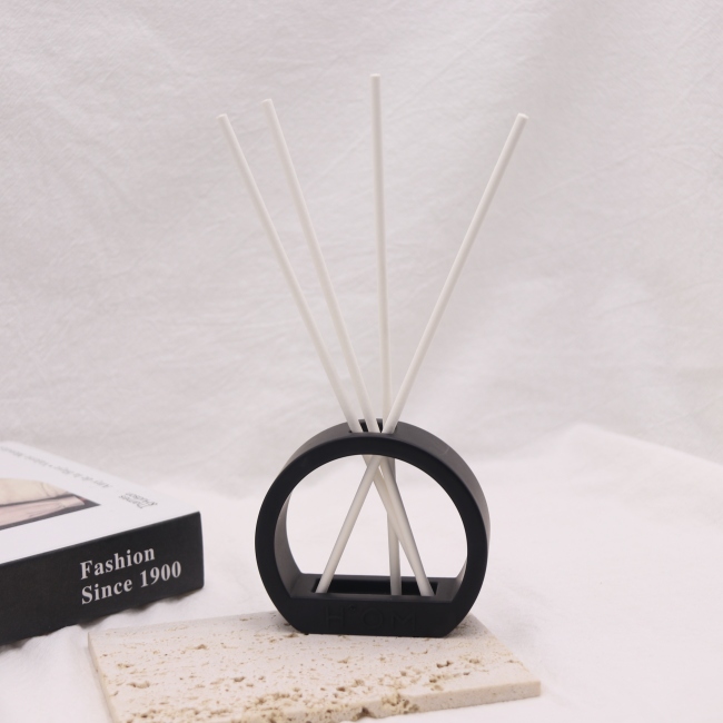 C&H Black Jesus Theme Home Fragrance Concrete Cement Vessel Stand Geometric Aroma Liquidless Diffuser