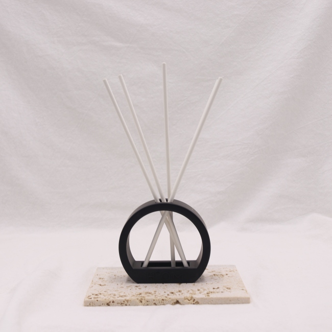 C&H Black Jesus Theme Home Fragrance Concrete Cement Vessel Stand Geometric Aroma Liquidless Diffuser