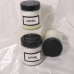 C&H Home Decoration Round Glass Bottle Candle Customized Logo Soy Wax Candle Jar for Gift