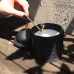 C&H Wholesale Engrave Moon Empty Cement Candle Jars Concrete Round Candle Jars With Lid