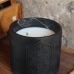 C&H Wholesale Engrave Moon Empty Cement Candle Jars Concrete Round Candle Jars With Lid