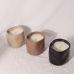 C&H Luxury Wholesale Custom Private Label Irregular Empty Ceramic Jar BPA Free Eco-Friendly Handcrafted Soy Wax Scented Candle