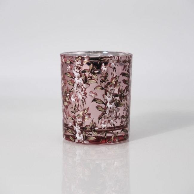 C&H Crystal Soy Wax Round Air Freshening Scented Candle Long Lasting Fresh Air with Wooden Wick Essential Oil