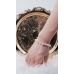 C&H Fine Jewelry Crystal Beaded Pyramid Style DIY Bracelet with Handmade Charm for Christmas New Year Halloween