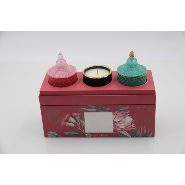 C&H Best Gift Scented Soy Wax Candle Set Customized Logo Package Scent Candle Sets for New Year