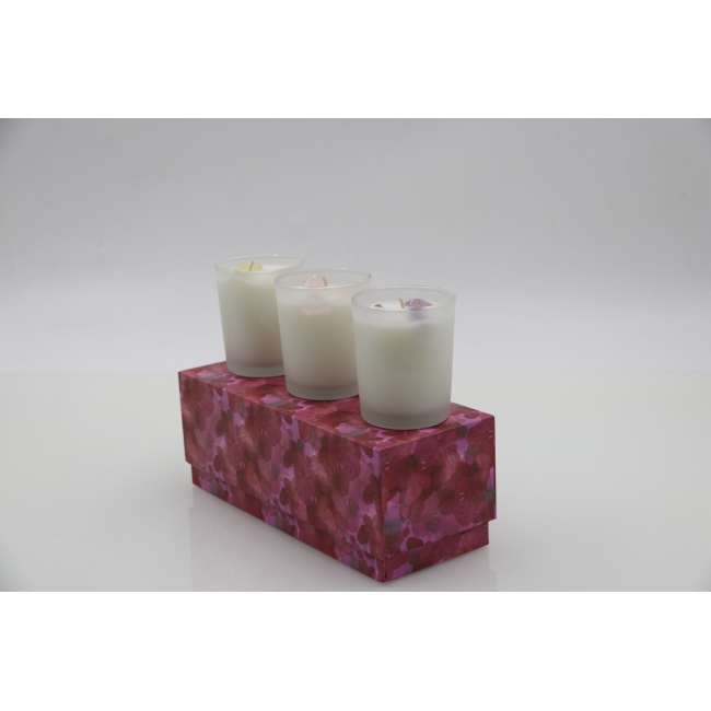 C&H Best Gift Scented Soy Wax Candle Set Customized Logo Package Scent Candle Sets for New Year
