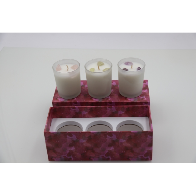 C&H Best Gift Scented Soy Wax Candle Set Customized Logo Package Scent Candle Sets for New Year