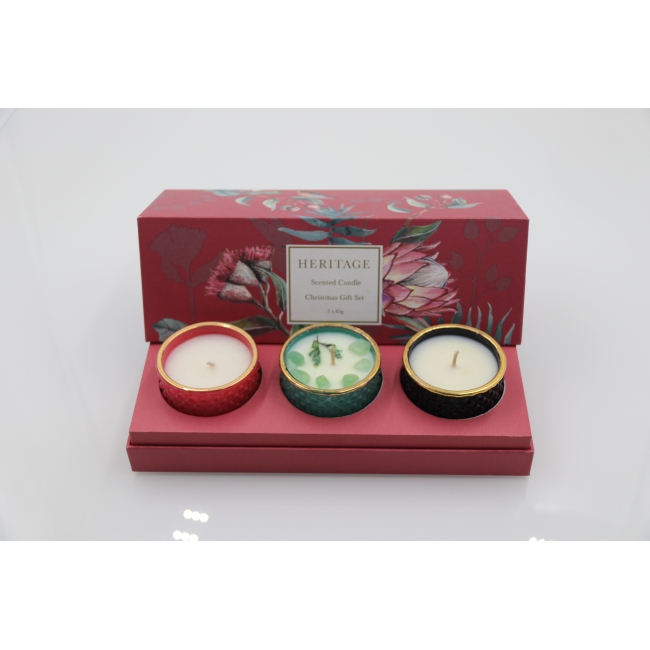 C&H Best Gift Scented Soy Wax Candle Set Customized Logo Package Scent Candle Sets for New Year