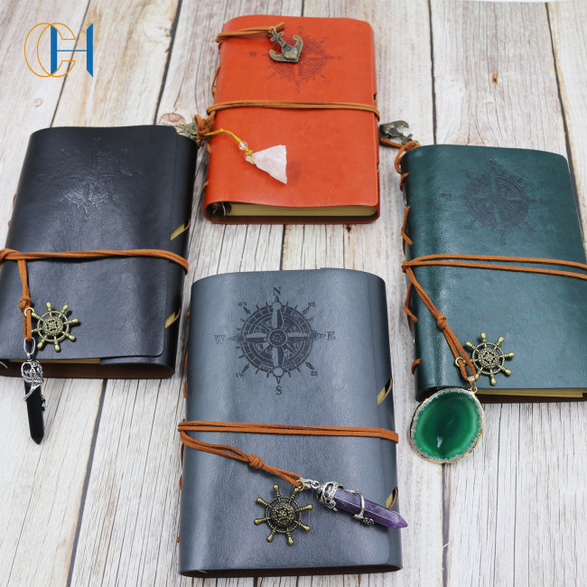 C&H PU Leather Notebook A5 B6 Planner Notebook Customized Promotion Logo Pu Leather Diary Notebook