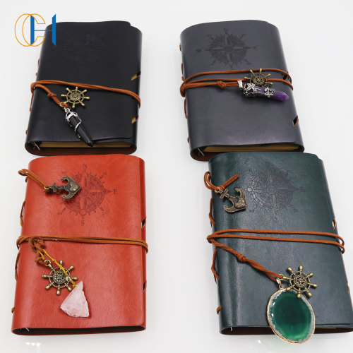 C&H PU Leather Notebook A5 B6 Planner Notebook Customized Promotion Logo Pu Leather Diary Notebook