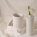C&H Aroma Set Custom Label 300g Capacity Ceramic Candle Jar and Reed Diffuser Jar Set Home Deco
