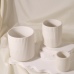 C&H Aroma Set Custom Label 300g Capacity Ceramic Candle Jar and Reed Diffuser Jar Set Home Deco