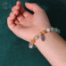C&H Beast Gift Crystal Beaded Bracelet Customized Moon Star Charm Jade Crystal Beads Bracelets