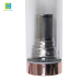 C&H Custom Logo Two Openings Gem Crystal Gemstone Bamboo Quartz Water Bottle With Natural Crystal Stone