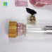 C&H Custom Logo Two Openings Gem Crystal Gemstone Bamboo Quartz Water Bottle With Natural Crystal Stone