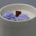 C&H Customized Logo Ceramic Soy Wax Candle Jar Crystal Flower Scented Wax Candle Home Deco