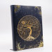 C&H Customized Leather Journal Embossed Crystal Life Tree Notebook for Best Gift