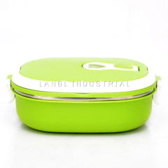 0.9L Portable Stainless Steel Thermal Insulated Lunch Box With Handle