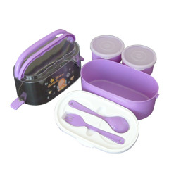 Top Sale Plastic PP Lunch Box Insulated Tiffin Lunch Box Food Container