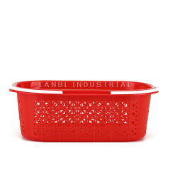 High Quality Hand Carry Plastic  Food Fruit Basket Storage for Kitchen