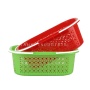 High Quality Hand Carry Plastic  Food Fruit Basket Storage for Kitchen