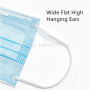 Cheap in Stock Earloop Face Mask 3 Ply Non-woven Disposable Face Mask
