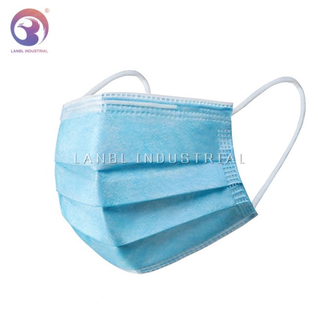 Cheap in Stock Earloop Face Mask 3 Ply Non-woven Disposable Face Mask