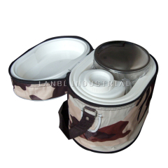 Portable Stainless Steel Thermos Insulated Lunch Box Food Container