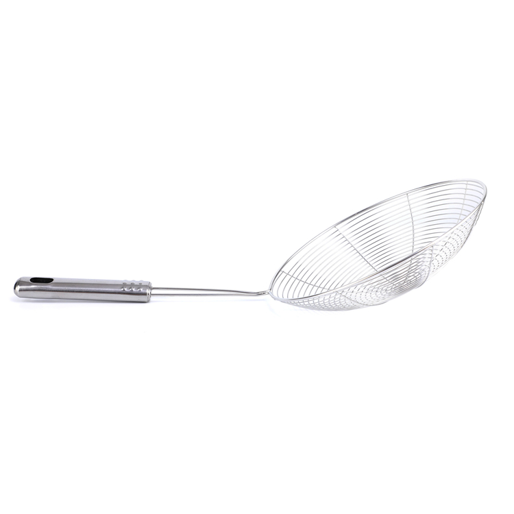 201-Stainless-Steel-Food-Oil-Colander-20-Wire-Skimmer-with-Handle-LBSS2161S