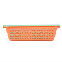 High Quality Rectangular Colorful Plastic Storage Basket with Holes