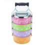 2/3/4 Layers Colorful Hot Sell Stainless Steel Thermal Insulated Lunch Box for Adult and Office