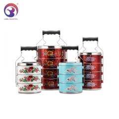 2/3/4 Layers Colorful Hot Sell Stainless Steel Thermal Insulated Lunch Box for Adult and Office