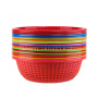 Hot Sell Plastic Round Vegetable Colander Basket with Different Color