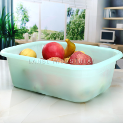 Customized Rectangle Plastic Basin For Bathroom And Kitchen Use