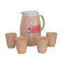 1.5L Plastic Pitcher PP  Water Kettle Sets With 4 Cups  Factory Price