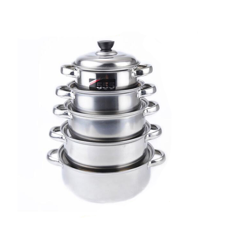 3/4/5 Pcs Set Stainless Steel Cookware Casserole Set Hot Pot Cooking Pot Set