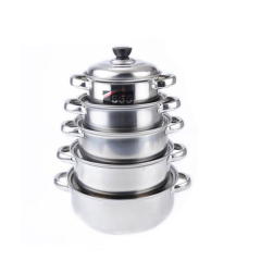 3/4/5 Pcs Set Stainless Steel Cookware Casserole Set Hot Pot Cooking Pot Set